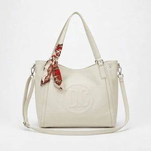 D. CRISTINA - Borsa 2in1 trasformabile Shopping bag a tote bag capiente con tracolla