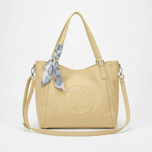 D. CRISTINA - Borsa 2in1 trasformabile Shopping bag a tote bag capiente con tracolla