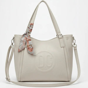 D. CRISTINA - Borsa 2in1 trasformabile Shopping bag a tote bag capiente con tracolla