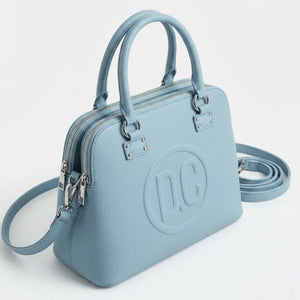 D. CRISTINA - Borsa donna 3 tasche zip tote bag bauletto capiente con tracolla logo 3D