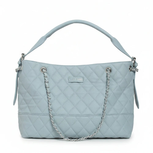 D. CRISTINA - Borsa donna hobo monomanico donna con tracolla trapuntata catena