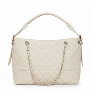 D. CRISTINA - Borsa donna hobo monomanico donna con tracolla trapuntata catena