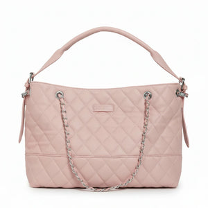 D. CRISTINA - Borsa donna hobo monomanico donna con tracolla trapuntata catena