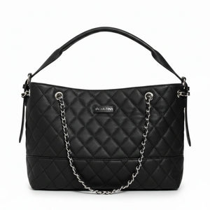 D. CRISTINA - Borsa donna hobo monomanico donna con tracolla trapuntata catena