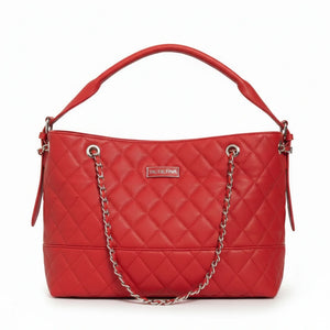 D. CRISTINA - Borsa donna hobo monomanico donna con tracolla trapuntata catena