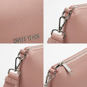 Sweet Years - Borsa donna 2in1 con pochette hobo sacco a spalla tracolla grande capiente