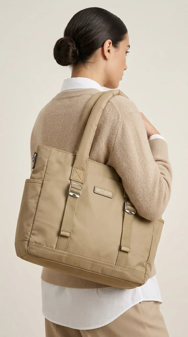Sweet Years - Borsa donna a shopping spalla e tracolla impermeabile