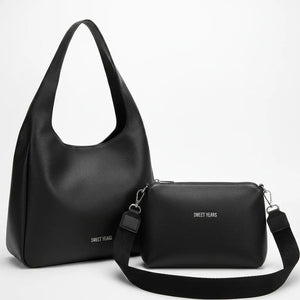 Sweet Years - Borsa donna 2in1 con pochette hobo sacco a spalla tracolla grande capiente