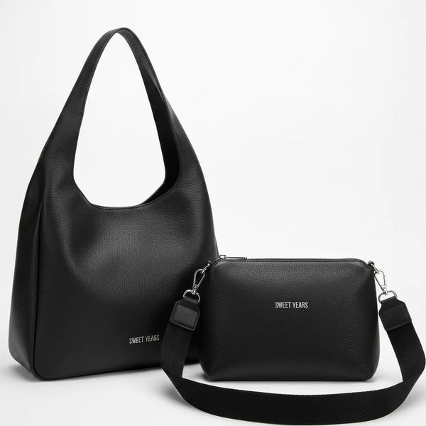 Sweet Years - Borsa donna 2in1 con pochette hobo sacco a spalla tracolla grande capiente