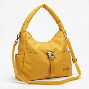Sweet Years - Borsa donna a sacco cinghia spalla e tracolla impermeabile nylon tessuto tecnico