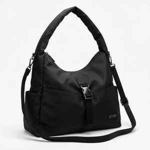 Sweet Years - Borsa donna a sacco cinghia spalla e tracolla impermeabile nylon tessuto tecnico