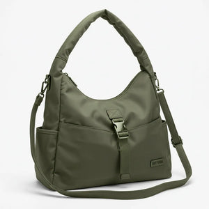 Sweet Years - Borsa donna a sacco cinghia spalla e tracolla impermeabile nylon tessuto tecnico