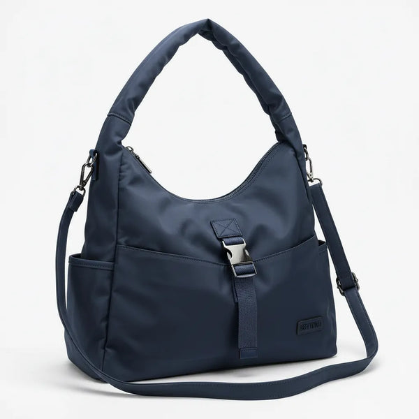 Sweet Years - Borsa donna a sacco cinghia spalla e tracolla impermeabile nylon tessuto tecnico