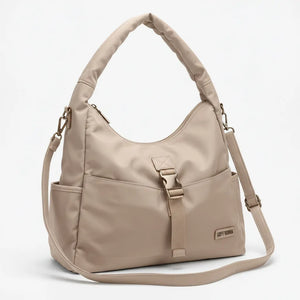 Sweet Years - Borsa donna a sacco cinghia spalla e tracolla impermeabile nylon tessuto tecnico
