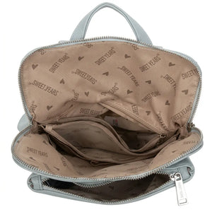 Sweet Years - Zaino eco pelle multi tasche donna zainetto passeggio comodo moda