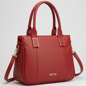 Sweet Years - Borsa donna a shopping tote spalla e tracolla eco pelle morbida