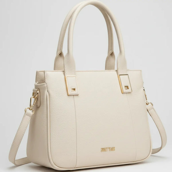 Sweet Years - Borsa donna a shopping tote spalla e tracolla eco pelle morbida