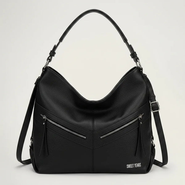 Sweet Years - Borsa donna a sacco hobo spalla e tracolla eco pelle morbida mono manico