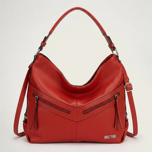 Sweet Years - Borsa donna a sacco hobo spalla e tracolla eco pelle morbida mono manico