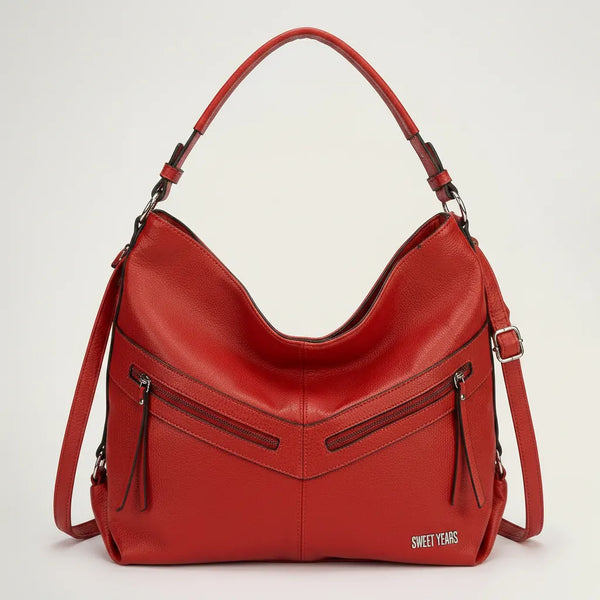 Sweet Years - Borsa donna a sacco hobo spalla e tracolla eco pelle morbida mono manico