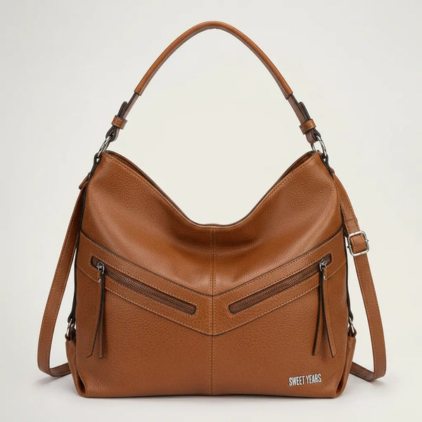 Sweet Years - Borsa donna a sacco hobo spalla e tracolla eco pelle morbida mono manico