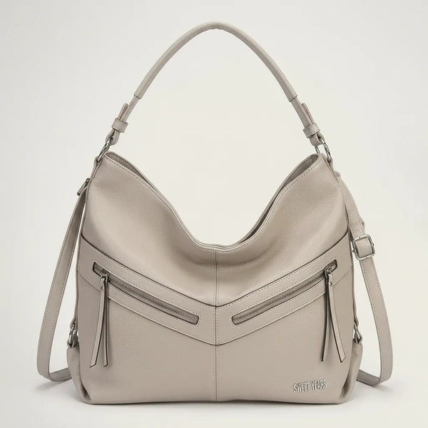 Sweet Years - Borsa donna a sacco hobo spalla e tracolla eco pelle morbida mono manico