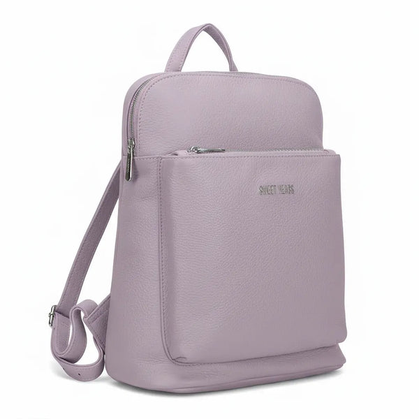 Sweet Years - Zaino eco pelle multi tasche donna zainetto passeggio comodo moda