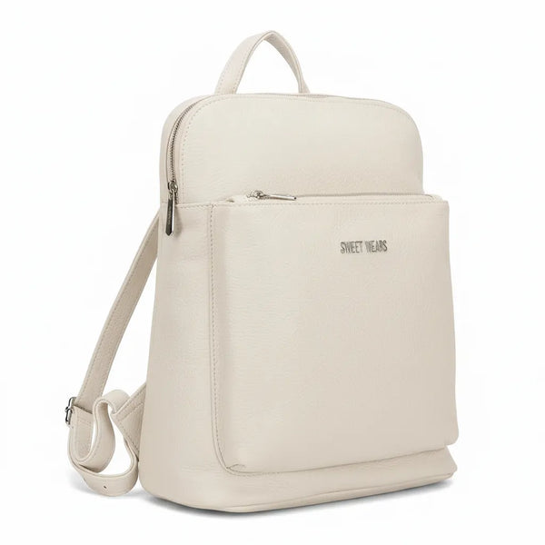Sweet Years - Zaino eco pelle multi tasche donna zainetto passeggio comodo moda