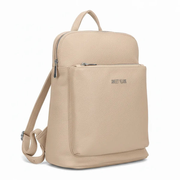 Sweet Years - Zaino eco pelle multi tasche donna zainetto passeggio comodo moda