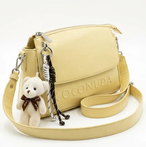 Coconuda - Tracolla logo 3d borsetta con charms