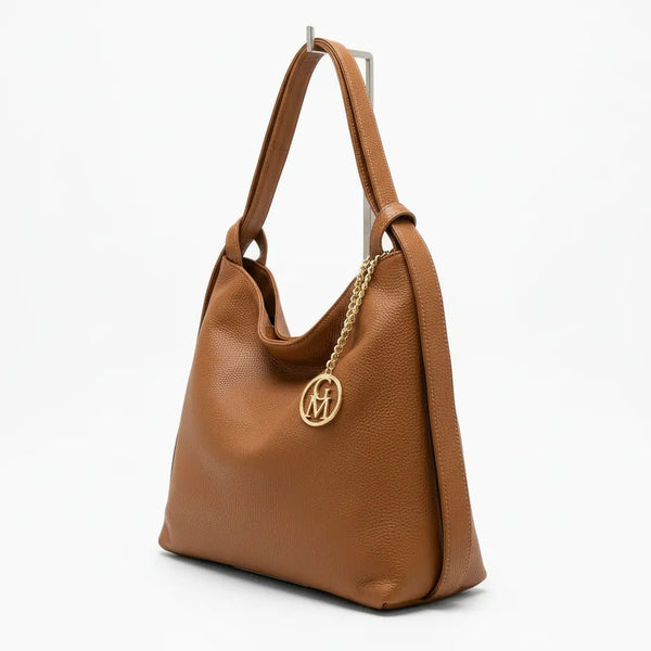 La Alibi - Borsa 2in1 in Vera Pelle trasformabile da borsa a sacco a zaino MADE IN ITALY