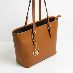 La Continente - Borsa in Vera Pelle Italiana shopping shopper a spalla