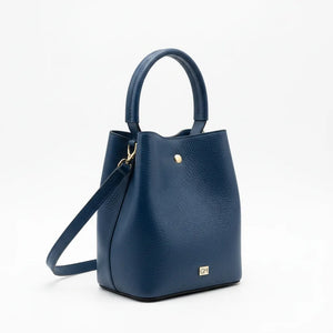 La Calice - Borsa in Vera Pelle Italiana a Secchiello firmata GYOIAMEA Bucket Bag