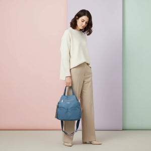 borsa zaino 2in1 nylon COVERI TRASFORMABILE donna casual passeggio nuovo casual