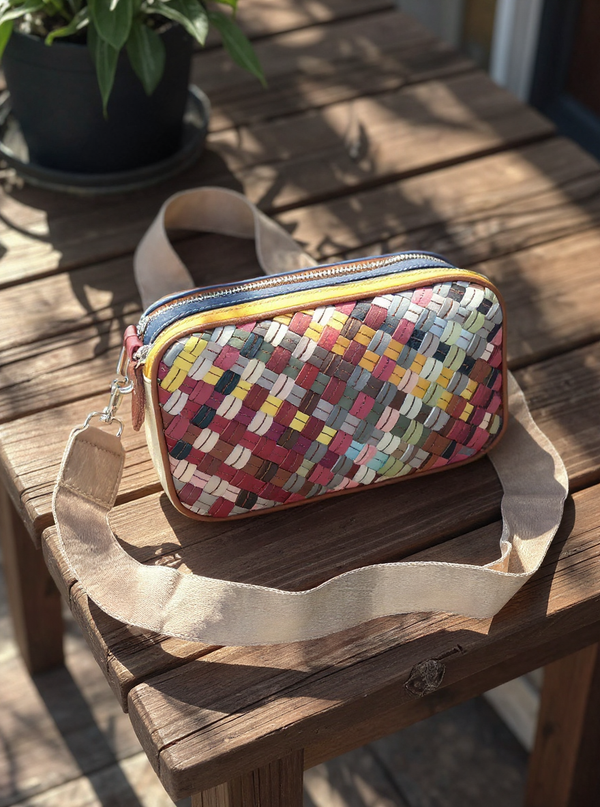 Borsa VERA PELLE elegante borsetta tracolla LIMITED EDITION MADE IN ITALY