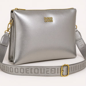 ENRICO COVERI - Borsa multitasche firmata giornaliera elegante 3 zip