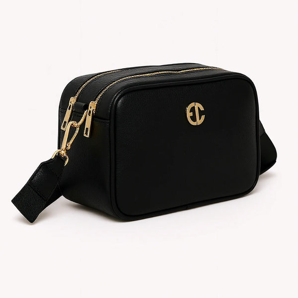 ENRICO COVERI - borsa elegante borsetta tracolla a mano simil pelle