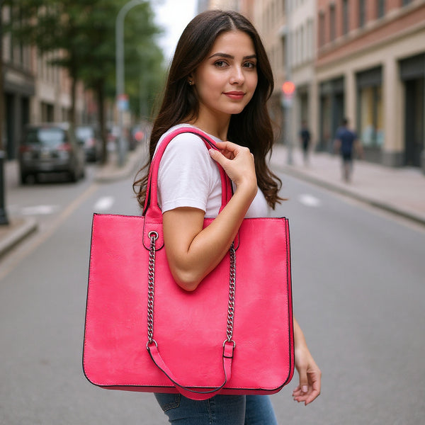 Gyoiamea borsa donna spalla mano lavoro catena tracolla casual capiente cartella 2025
