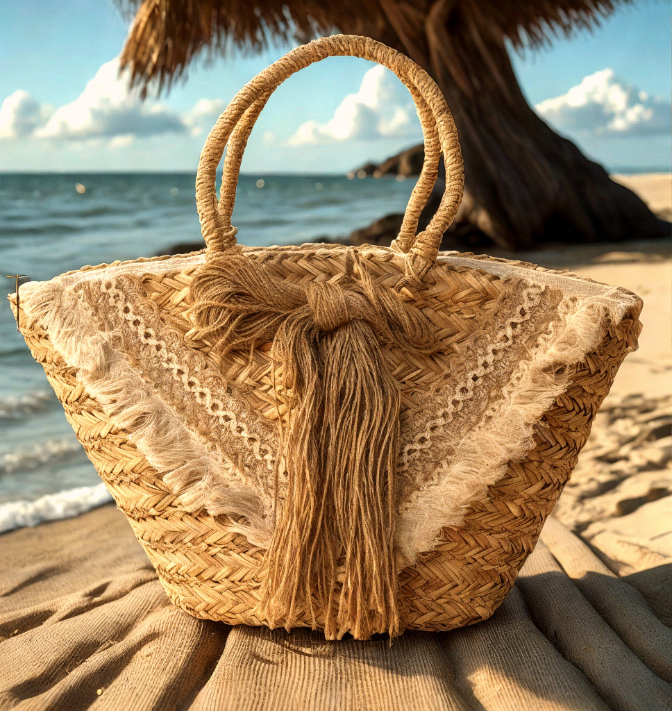 BORSA PAGLIA COFFA DONNA VIMINI MARE GREZZA DA DECORARE BORSA PAGLIA COFFA DONNA VIMINI MARE GREZZA DA DECORARE