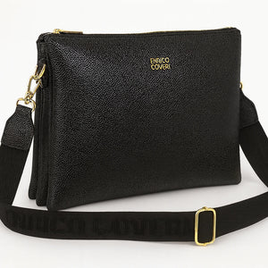 ENRICO COVERI - Borsa multitasche firmata giornaliera elegante 3 zip
