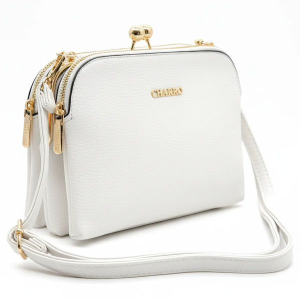 Borsetta CHARRO borsa donna clutch casual elegante in simil pelle tracolla pochette mano