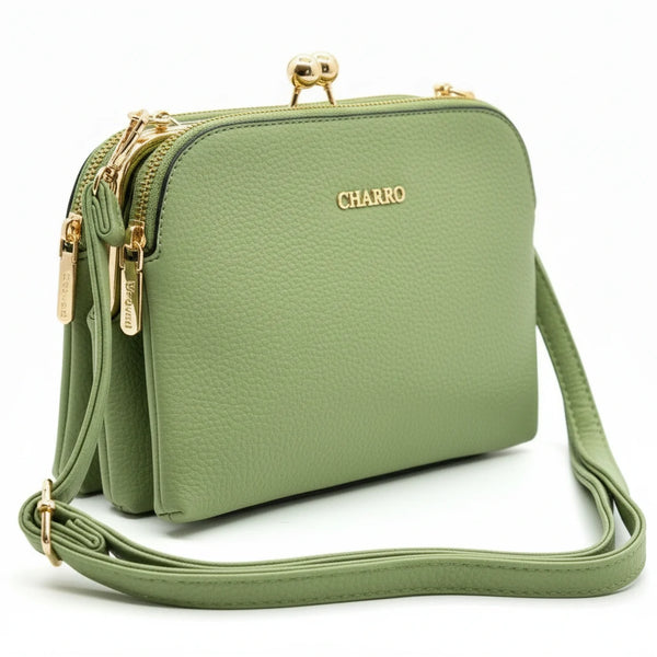 Borsetta CHARRO borsa donna clutch casual elegante in simil pelle tracolla pochette mano