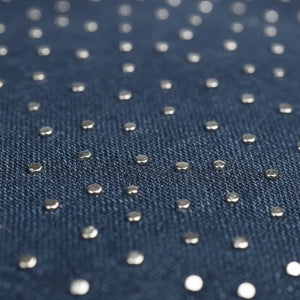 La Biditta - Borsa jeans denim tracolla bauletto sacco nuvola secchio spalla strass glitter jeansata