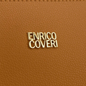 ENRICO COVERI - Borsa multitasche firmata giornaliera elegante 3 zip