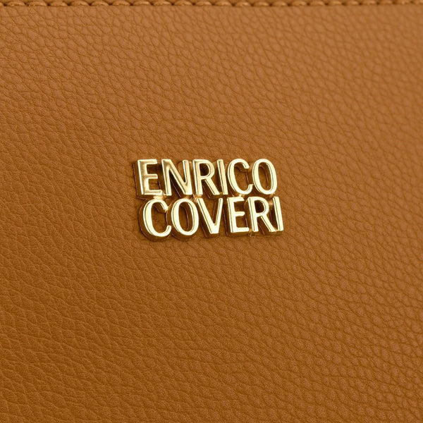 ENRICO COVERI - Borsa multitasche firmata giornaliera elegante 3 zip