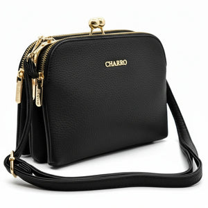 Borsetta CHARRO borsa donna clutch casual elegante in simil pelle tracolla pochette mano