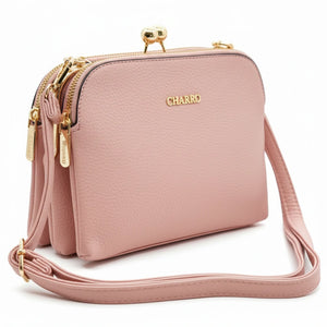 Borsetta CHARRO borsa donna clutch casual elegante in simil pelle tracolla pochette mano