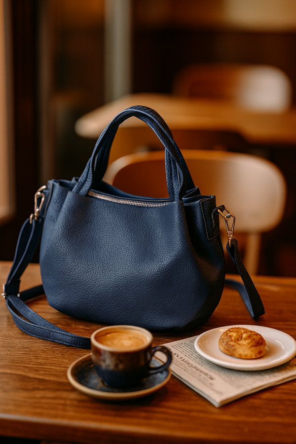 DUDLIN - Borsa firmata borsetta a bauletto tracolla mano simil pelle tote piccola capiente elegante casual