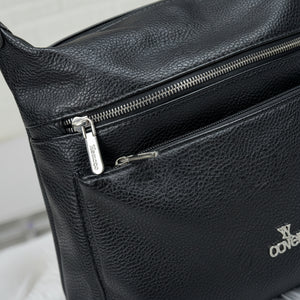 Borsa firmata YYcoveri 2026 multi tasche donna logo zip tracolla unica tinta nuova