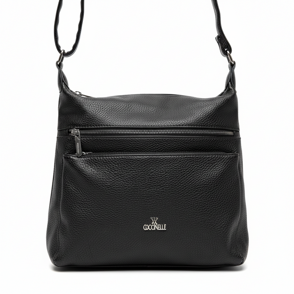 Borsa firmata YYcoveri 2026 multi tasche donna logo zip tracolla unica tinta nuova